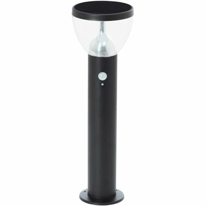 Brilliant TULIP Borne extérieure solaire LED noire avec détecteur de mouvement Brilliant TULIP Borne extérieure solaire LED noire avec détecteur de mouvement