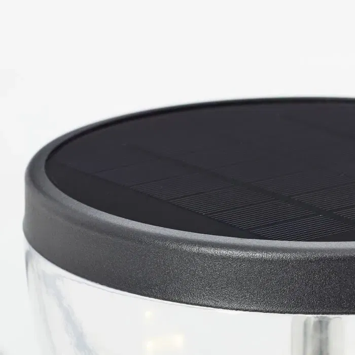 BRILLIANT Borne extérieure TULIP avec détecteur de mouvement, solaire et LED 4W 430 lumen, couleur noire BRILLIANT Borne extérieure TULIP avec détecteur de mouvement, solaire et LED 4W 430 lumen, couleur noire