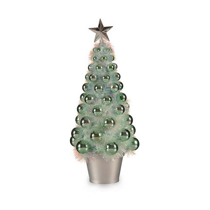 KRIST+ Arbre de Noël iridescent boules moyen menthe KRIST+ Arbre de Noël iridescent boules moyen menthe