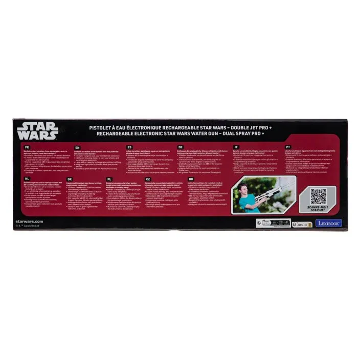 Lexibook Pistolet électronique rechargeable Star Wars Double jet Pro + Lexibook Pistolet électronique rechargeable Star Wars Double jet Pro +