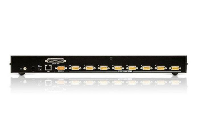 Aten CS1708i - Commutateur KVM 8 ports VGA PS/2 et USB avec accès local et distant sur IP - jusqu'à 128 serveurs - 1U