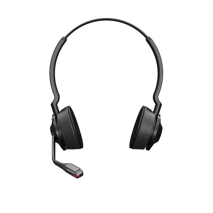 Jabra Engage 55 - Micro-casque professionnel sans fil DECT avec réduction de bruit, autonomie 13h, portée 150m et adaptateur USB, pour centres d'appel et télétravail