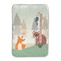 Couverture HappyFriday Moshi Moshi Harvestwood Multicouleur Microfibre 110 x 140 cm