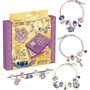 Lansay Coffret créatif bijoux étincellants Stitch et Angel - Perles, charms et diamants pour créer colliers et bracelets - Dès 6 ans
