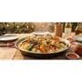 Garcima Plat à paella en acier poli Ø 34 cm - 6 pièces