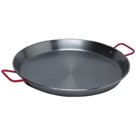 Garcima Plat à paella en acier poli Ø 34 cm - 6 pièces