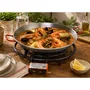 Garcima Plat à paella en acier poli Ø 34 cm - 6 pièces