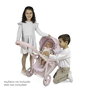 Decuevas Sophie - Landau de poupée 3-en-1 pliable pour poupées jusqu'à 48 cm, construction en métal et polyester
