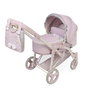 Decuevas Sophie - Landau de poupée 3-en-1 pliable pour poupées jusqu'à 48 cm, construction en métal et polyester