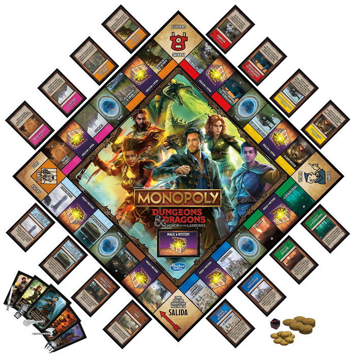Hasbro Gaming Monopoly - Édition Dungeons & Dragons, Jeu de Société en Français, F6219