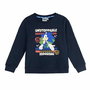 Cerda Sweat-shirt à capuche en coton brossé avec motif Sonic pour enfant 10 ans - Coloris Dark Blue
