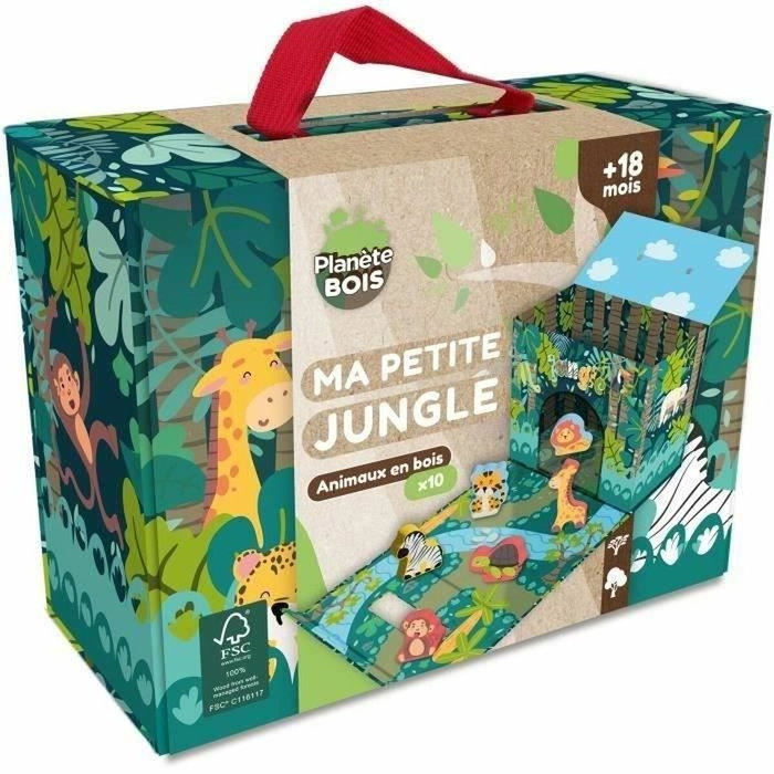 Planete Bois Maison de Jeu Safari - Version jungle