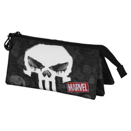 Trousse Fourre-Tout Triple Marvel Noir