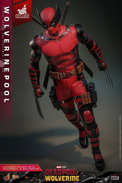 Hot Toys Wolverinepool Figurine Movie Masterpiece 1/6 Deadpool & Wolverine