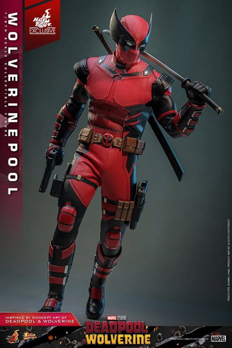 Hot Toys Wolverinepool Figurine Movie Masterpiece 1/6 Deadpool & Wolverine