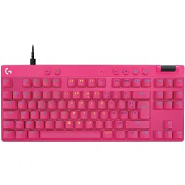 Logitech G Pro X TKL Rapid - Clavier Gamer Filaire Rose - AZERTY