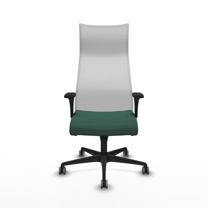 Piqueras y Crespo Chaise de Bureau Albacete XL Vert Bouteille et Blanc Piqueras y Crespo Chaise de Bureau Albacete XL Vert Bouteille et Blanc
