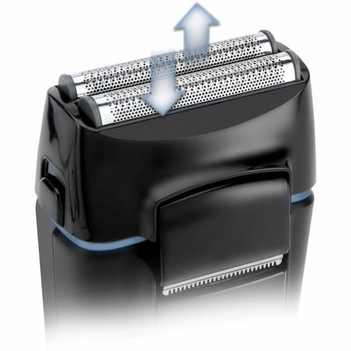 Remington F1000 Rasoir électrique sans fil à lames flexibles Noir et Bleu