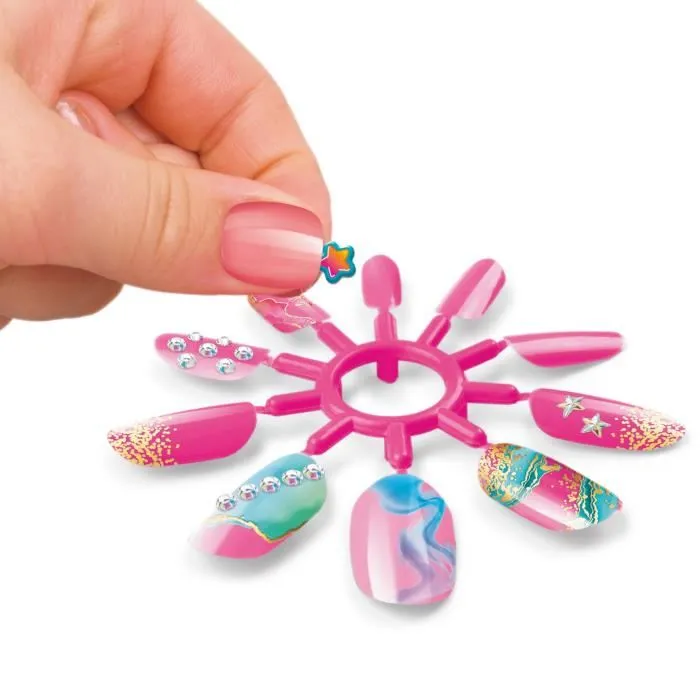Lexibook Kit de nail art stylé avec stickers, cristaux et bijoux Lexibook Kit de nail art stylé avec stickers, cristaux et bijoux