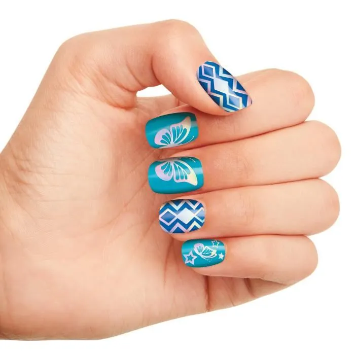 Lexibook Kit de nail art stylé avec stickers, cristaux et bijoux Lexibook Kit de nail art stylé avec stickers, cristaux et bijoux