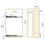 Emuca Porte-bouteilles extractible SupraMax, Module 150mm, Gauche