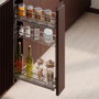 Emuca Porte-bouteilles extractible SupraMax, Module 150mm, Gauche