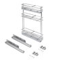 Emuca Porte-bouteilles extractible SupraMax, Module 150mm, Gauche