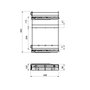 Emuca Porte-bouteilles extractible SupraMax, Module 150mm, Gauche