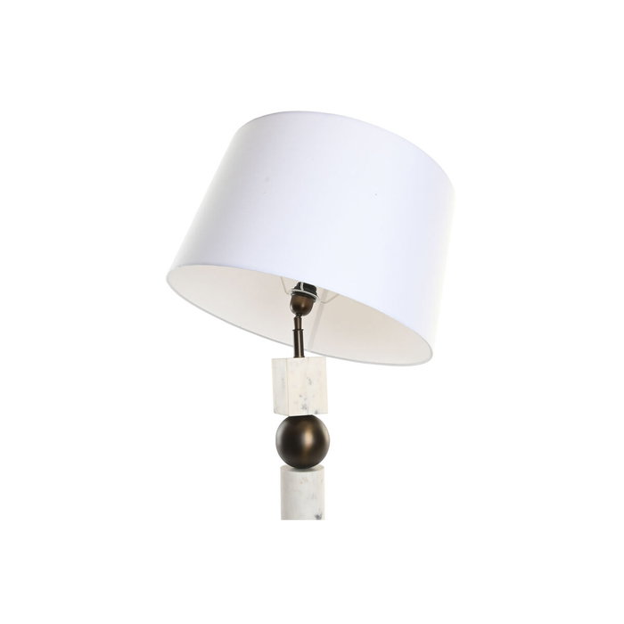 Lampe de bureau Home ESPRIT Blanc Bronze 50 W 220 V