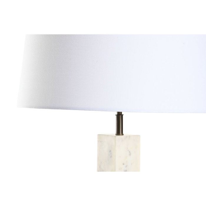 Lampe de bureau Home ESPRIT Blanc Bronze 50 W 220 V