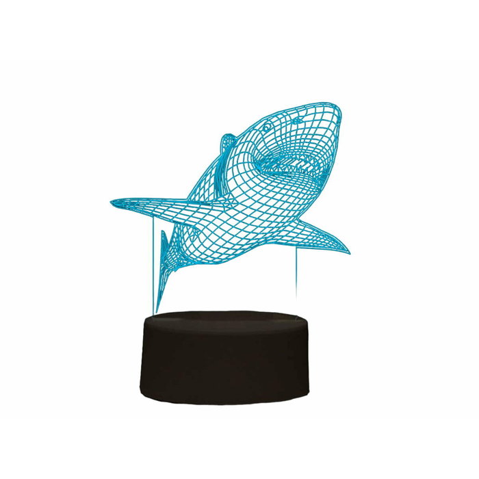 Lampe LED iTotal 3D Requin 12,1 x 4 x 20,7 cm Plastique 21 cm Lampe LED iTotal 3D Requin 12,1 x 4 x 20,7 cm Plastique 21 cm