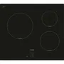 Bosch PUC611AA5E Table de cuisson à induction 60 cm Série 2, 3 foyers, 4600 W, commande tactile Touch Select, couleur noir