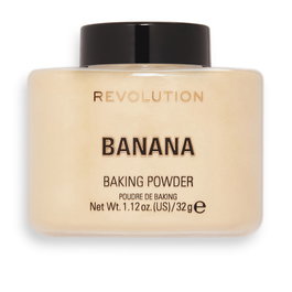 Revolution Make Up Poudre à lever BANANE 32 gr - Matifie, Unifie, Illumine le teint - Tous Types de Peaux