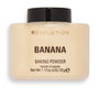 Revolution Make Up Poudre à lever BANANE 32 gr - Matifie, Unifie, Illumine le teint - Tous Types de Peaux