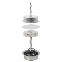 MANILLAS Stoppino Close Tope de porte pour encastrer chrome satiné