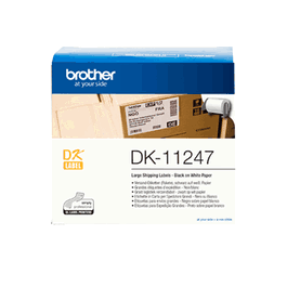 Brother DK-11247 / DK11247 Ruban de Rechange pour Étiqueteuse Blanc