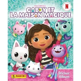 Panini - Album à collectionner Gabby et la Maison Magique - 192 stickers + 48 stickers spéciaux et encart - Jeu d'autocollants