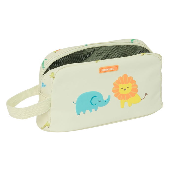 Sac glacière goûter Safta Jungle Beige 21.5 x 12 x 6.5 cm Sac glacière goûter Safta Jungle Beige 21.5 x 12 x 6.5 cm
