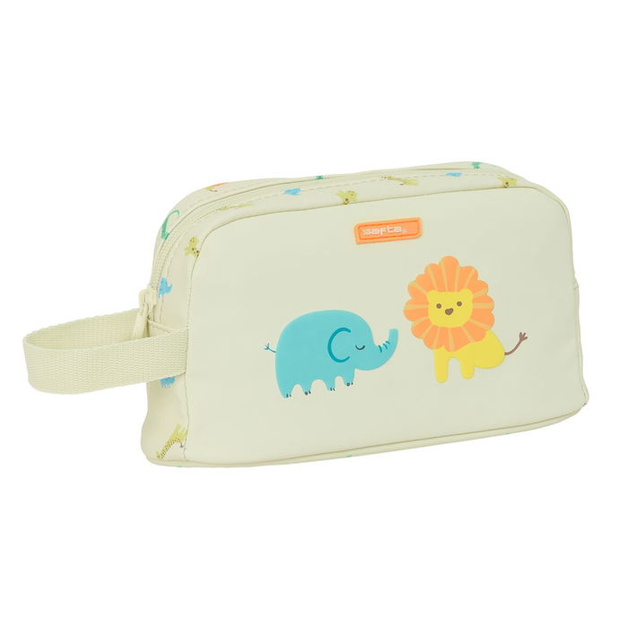 Sac glacière goûter Safta Jungle Beige 21.5 x 12 x 6.5 cm Sac glacière goûter Safta Jungle Beige 21.5 x 12 x 6.5 cm