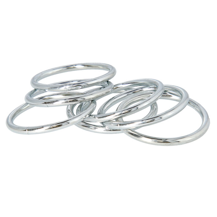 WOLFPACK LINEA PROFESIONAL Anneau zingué 6,0x60 mm (sac de 50 unités) WOLFPACK LINEA PROFESIONAL Anneau zingué 6,0x60 mm (sac de 50 unités)