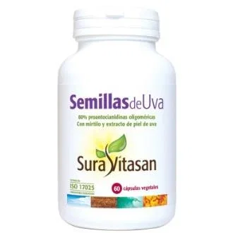 Sura Vitasan Semillas UVA FORTE 60cap. 600mg OPC Sura Vitasan Semillas UVA FORTE 60cap. 600mg OPC