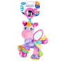 Playgro Activity Friend Unicornio Stella 0189036 - Jouet d'éveil avec miroir, sonnailles et clip de transport - Multilingue