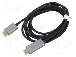 DIGITUS Câble DisplayPort 1.2 vers HDMI 2.0, 3m