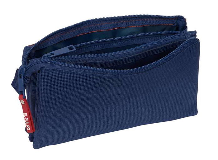 Safta Portatodo Triple El Pulpo - Porte-tout triple Octopus - Dimensions 22 x 12 x 3 cm - À partir de 3 ans
