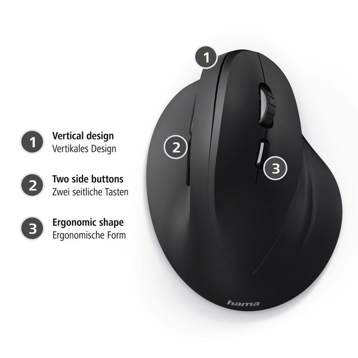Hama Souris 182698 Noir