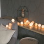 Home Deco Light Guirlande Lumineuse 20 LED Blanc/Or