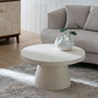 Table Basse Blanc 80 x 80 x 38 cm