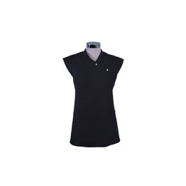 Bifull Chaqueta Antibacteriana Negra avec Boutons, Poches Latérales et Ajustement par Lacet - Taille Unique - Modèle 883