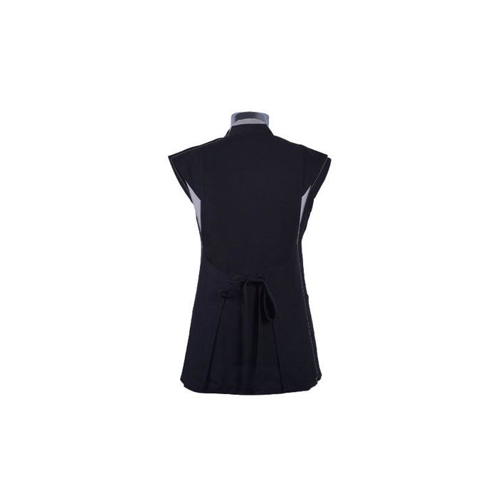 Bifull Chaqueta Antibacteriana Negra avec Boutons, Poches Latérales et Ajustement par Lacet - Taille Unique - Modèle 883