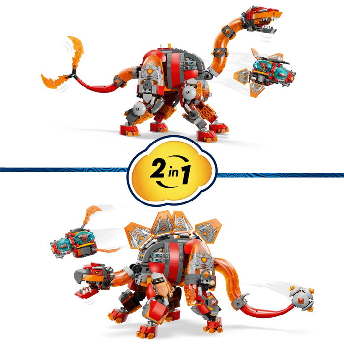 LEGO DREAMZzz 71514 Dino Jet - Jouet de Construction 2-en-1